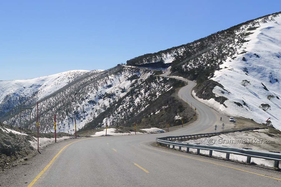 Approaching Mt Hotham on the Great Alpine Drive, Victoria