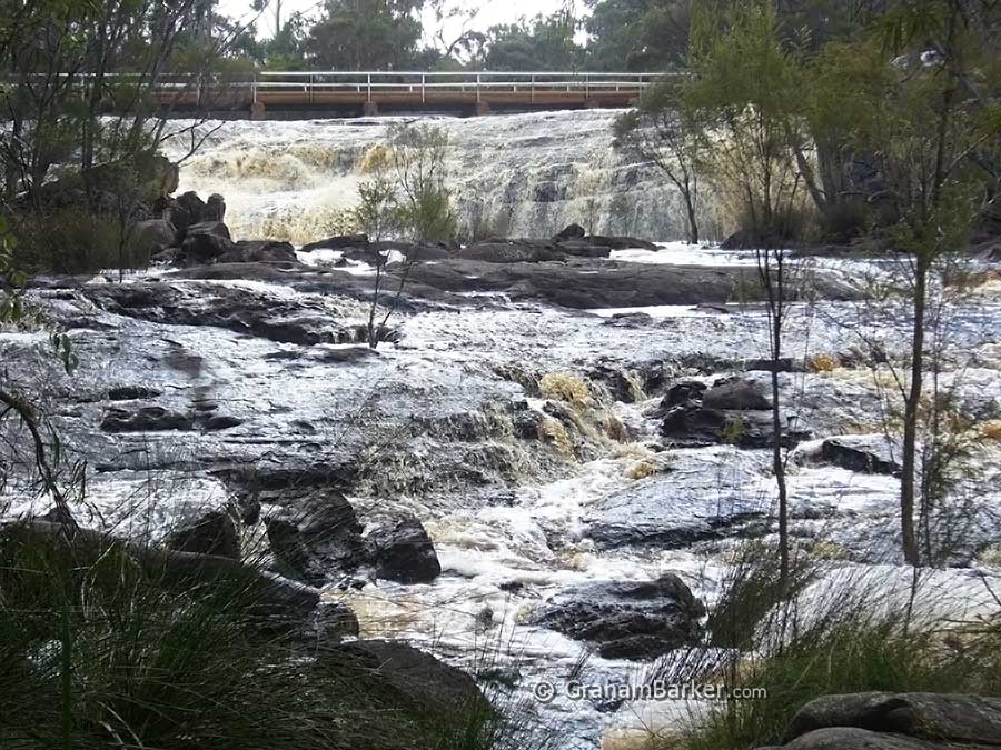 Fernhook Falls and Beardmore Rd bridge, Western Australia